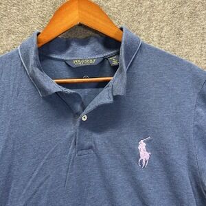 Polo Golf Ralph Lauren Polo Shirt Men's Sz XL Big Pony Short Sleeve Blue Pro Fit